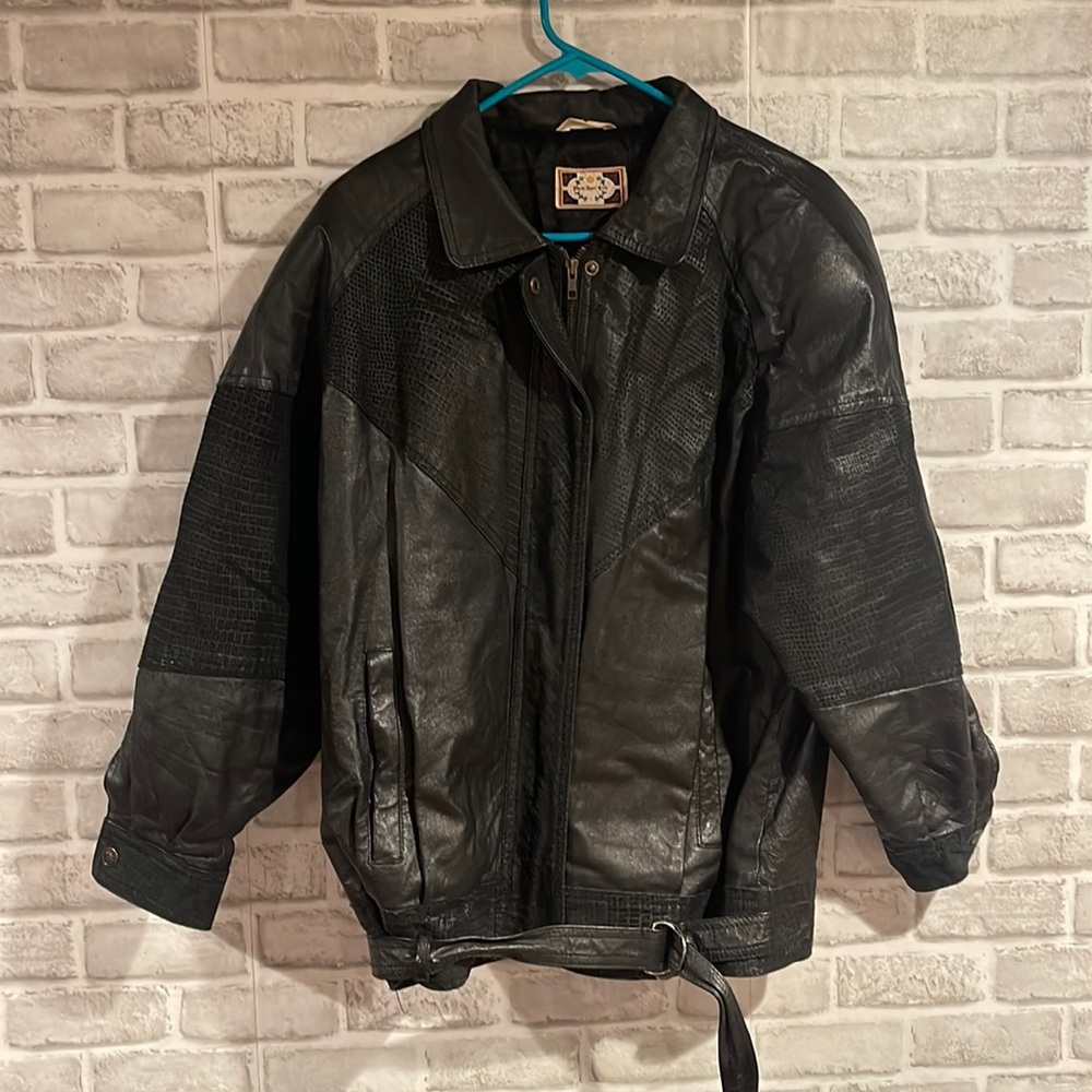 Vintage leather coat